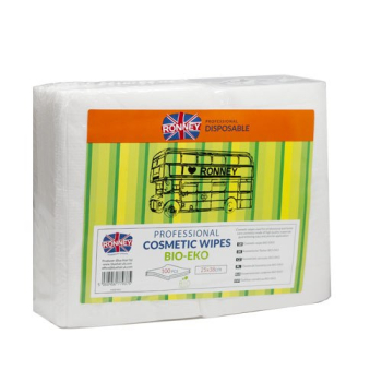 RONNEY - Chusteczki kosmetyczne WIPES BIO EKO (25cmx38cm) 100 szt.   